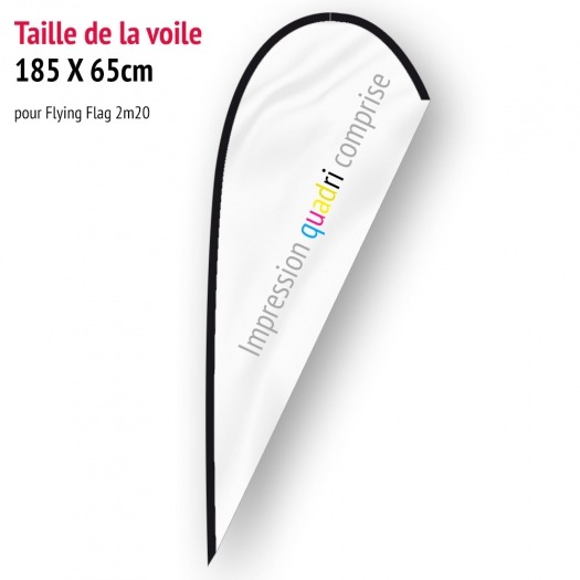 Voile pour Flying Flag 2m20 (voile seule)
