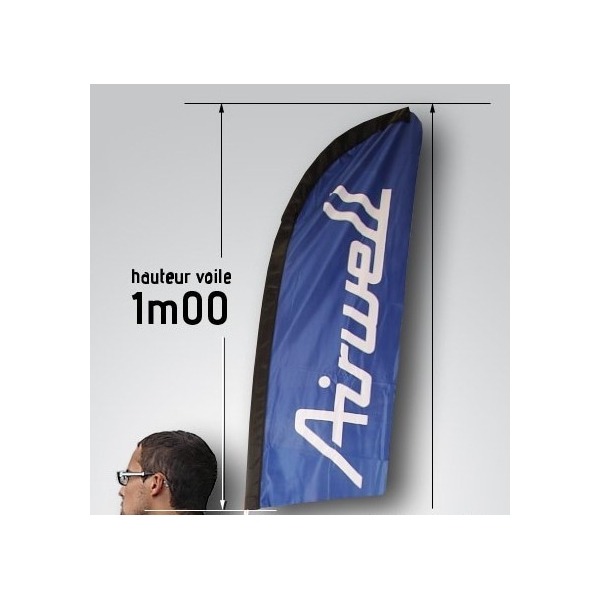 Voile seule pour Sac à Dos Wind Flag