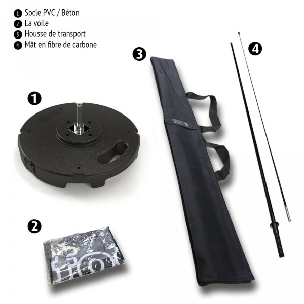 Kit complet Flying Flag - 4m80